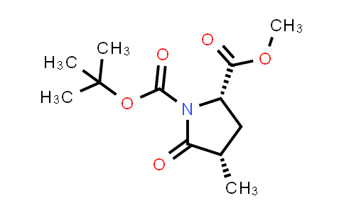 CAS No. 196394-48-6, 1-tert-butyl 2-methyl (2S,4S)-4-methyl-5-oxopyrrolidine-1,2-dicarboxylate