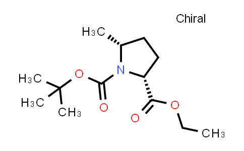 CAS No. 2259644-30-7, O1-tert-butyl O2-ethyl (2R,5R)-5-methylpyrrolidine-1,2-dicarboxylate