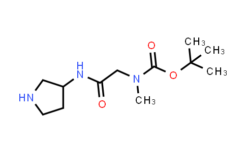 1707370-71-5 | tert-butyl N-methyl-N-{[(pyrrolidin-3-yl)carbamoyl]methyl}carbamate