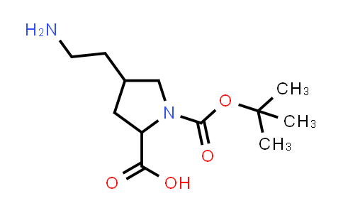 CAS No. 1803567-01-2, 4-(2-aminoethyl)-1-tert-butoxycarbonyl-pyrrolidine-2-carboxylic acid