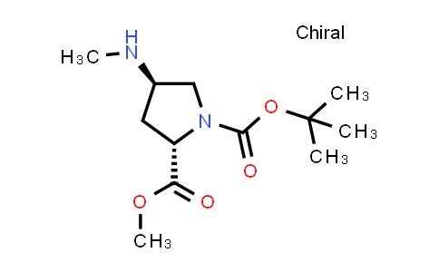 2166004-08-4 | O1-tert-butyl O2-methyl (2S,4R)-4-(methylamino)pyrrolidine-1,2-dicarboxylate