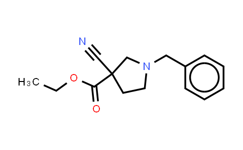 CAS No. 1312815-01-2, ethyl 1-benzyl-3-cyanopyrrolidine-3-carboxylate