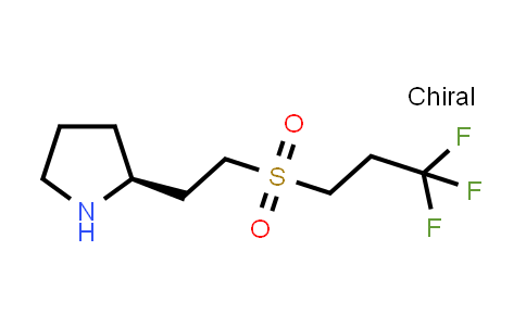 DY858346 | 1670272-82-8 | (2S)-2-[2-(3,3,3-trifluoropropanesulfonyl)ethyl]pyrrolidine
