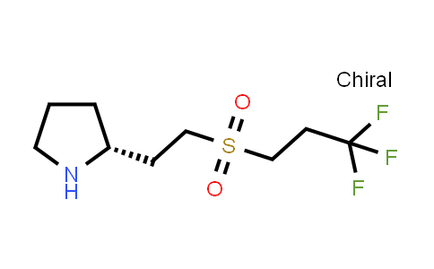 CAS No. 1670272-85-1, (2R)-2-[2-(3,3,3-trifluoropropanesulfonyl)ethyl]pyrrolidine