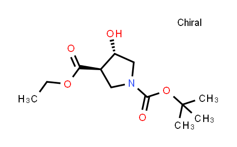 MC858349 | 1523541-94-7 | O1-tert-butyl O3-ethyl (3R,4S)-4-hydroxypyrrolidine-1,3-dicarboxylate