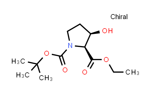 556798-62-0 | O1-tert-butyl O2-ethyl cis-3-hydroxypyrrolidine-1,2-dicarboxylate