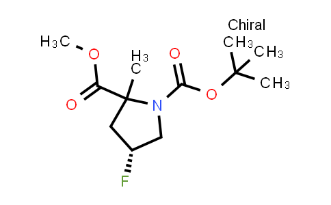 918820-36-7 | O1-tert-butyl O2-methyl (4R)-4-fluoro-2-methyl-pyrrolidine-1,2-dicarboxylate