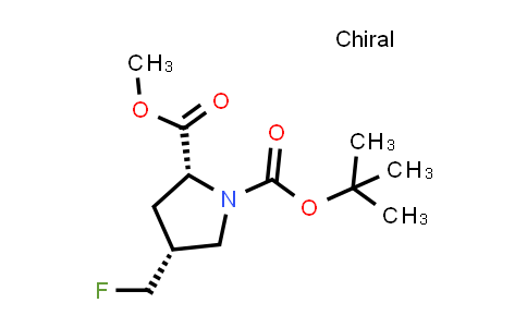 2306246-83-1 | O1-tert-butyl O2-methyl (2R,4R)-4-(fluoromethyl)pyrrolidine-1,2-dicarboxylate