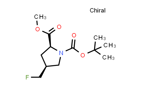 CAS No. 2306255-68-3, 1-tert-butyl 2-methyl (2S,4S)-4-(fluoromethyl)pyrrolidine-1,2-dicarboxylate