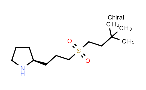 CAS No. 1670273-46-7, (2S)-2-[3-(3,3-dimethylbutanesulfonyl)propyl]pyrrolidine