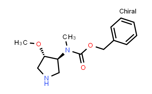 MC858374 | 2306252-41-3 | benzyl N-[(3S,4S)-4-methoxypyrrolidin-3-yl]-N-methylcarbamate