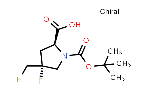 DY858376 | 2086185-53-5 | (2S,4R)-1-tert-butoxycarbonyl-4-fluoro-4-(fluoromethyl)pyrrolidine-2-carboxylic acid