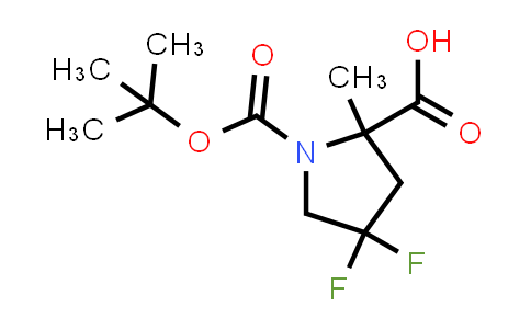 CAS No. 1447943-90-9, 1-tert-butoxycarbonyl-4,4-difluoro-2-methyl-pyrrolidine-2-carboxylic acid