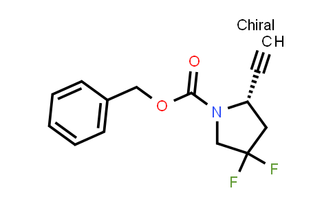 MC858380 | 2306254-38-4 | benzyl (2S)-2-ethynyl-4,4-difluoro-pyrrolidine-1-carboxylate