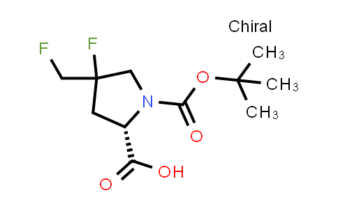 DY858381 | 1701431-44-8 | (2S)-1-[(tert-butoxy)carbonyl]-4-fluoro-4-(fluoromethyl)pyrrolidine-2-carboxylic acid