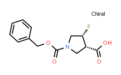 DY858386 | 1932027-72-9 | (3S,4R)-1-benzyloxycarbonyl-4-fluoro-pyrrolidine-3-carboxylic acid