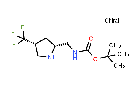 DY858388 | 2306246-16-0 | tert-butyl N-[[(2R,4R)-4-(trifluoromethyl)pyrrolidin-2-yl]methyl]carbamate