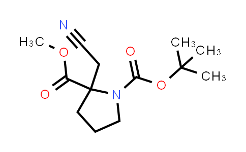 DY858399 | 2002589-21-9 | O1-tert-butyl O2-methyl 2-(cyanomethyl)pyrrolidine-1,2-dicarboxylate