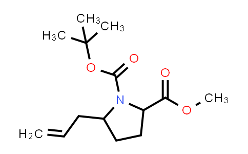 CAS No. 1822579-98-5, 1-tert-butyl 2-methyl 5-(prop-2-en-1-yl)pyrrolidine-1,2-dicarboxylate