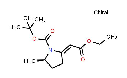 1526945-33-4 | tert-butyl (2E,5R)-2-(2-ethoxy-2-oxoethylidene)-5-methylpyrrolidine-1-carboxylate