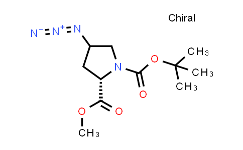 MC858406 | 1884703-98-3 | O1-tert-butyl O2-methyl (2S)-4-azidopyrrolidine-1,2-dicarboxylate