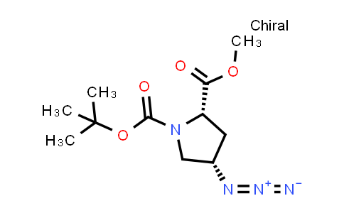 CAS No. 84520-68-3, O1-tert-butyl O2-methyl (2S,4S)-4-azidopyrrolidine-1,2-dicarboxylate