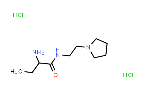 CAS No. 1423024-47-8, 2-amino-N-[2-(pyrrolidin-1-yl)ethyl]butanamide dihydrochloride