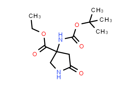 2306270-81-3 | ethyl 3-(tert-butoxycarbonylamino)-5-oxo-pyrrolidine-3-carboxylate