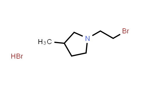 CAS No. 1384428-77-6, 1-(2-bromoethyl)-3-methyl-pyrrolidine;hydrobromide