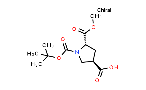 CAS No. 2306255-30-9, (3R,5S)-1-tert-butoxycarbonyl-5-methoxycarbonyl-pyrrolidine-3-carboxylic acid