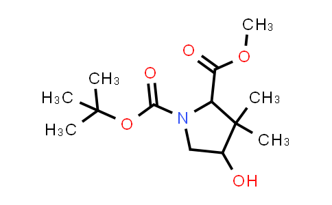 DY858444 | 1789766-78-4 | 1-tert-butyl 2-methyl 4-hydroxy-3,3-dimethylpyrrolidine-1,2-dicarboxylate