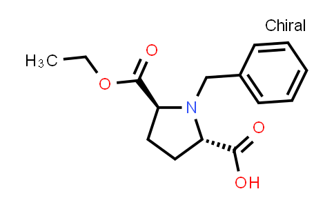 CAS No. 1955474-83-5, (2S,5S)-1-benzyl-5-ethoxycarbonyl-pyrrolidine-2-carboxylic acid