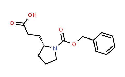 CAS No. 2271849-99-9, 3-[(2R)-1-[(benzyloxy)carbonyl]pyrrolidin-2-yl]propanoic acid