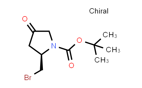 2165956-54-5 | tert-butyl (2R)-2-(bromomethyl)-4-oxopyrrolidine-1-carboxylate