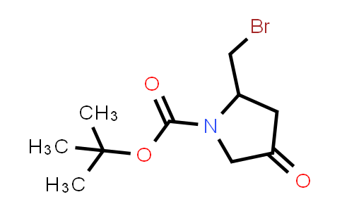 2168536-54-5 | tert-butyl 2-(bromomethyl)-4-oxopyrrolidine-1-carboxylate