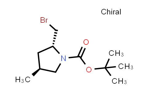 CAS No. 2306253-78-9, tert-butyl (2R,4S)-2-(bromomethyl)-4-methylpyrrolidine-1-carboxylate