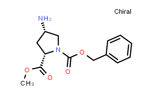 CAS No. 207304-86-7, O1-benzyl O2-methyl (2S,4S)-4-aminopyrrolidine-1,2-dicarboxylate