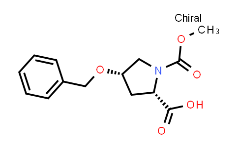 CAS No. 2580984-14-9, (2S,4S)-4-benzyloxy-1-methoxycarbonyl-pyrrolidine-2-carboxylic acid