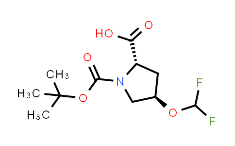 CAS No. 1807939-39-4, (2S,4R)-1-[(tert-butoxy)carbonyl]-4-(difluoromethoxy)pyrrolidine-2-carboxylic acid