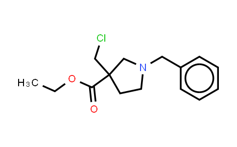 CAS No. 2654084-03-2, ethyl 1-benzyl-3-(chloromethyl)pyrrolidine-3-carboxylate
