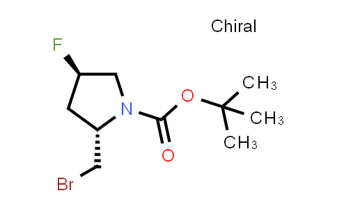 CAS No. 2087969-27-3, tert-butyl (2S,4R)-2-(bromomethyl)-4-fluoropyrrolidine-1-carboxylate