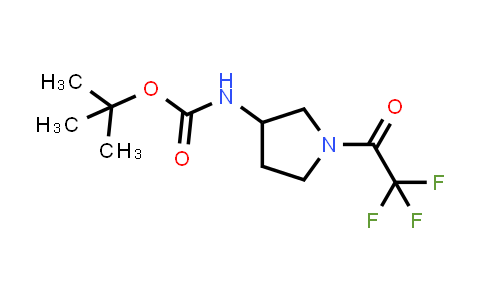 CAS No. 1823326-13-1, tert-butyl N-[1-(2,2,2-trifluoroacetyl)pyrrolidin-3-yl]carbamate