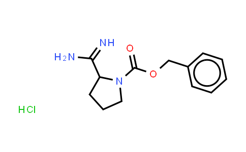 CAS No. 1196146-02-7, benzyl 2-carbamimidoylpyrrolidine-1-carboxylate hydrochloride