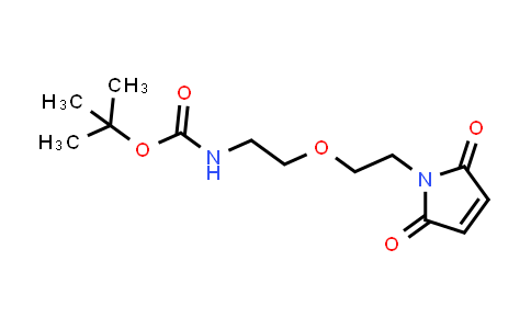CAS No. 131274-15-2, tert-butyl N-{2-[2-(2,5-dioxo-2,5-dihydro-1H-pyrrol-1-yl)ethoxy]ethyl}carbamate