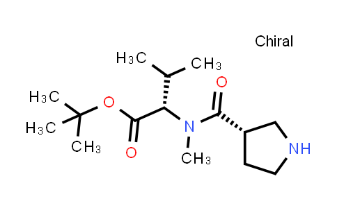2641451-54-7 | tert-butyl (2S)-3-methyl-2-[methyl-[(3S)-pyrrolidine-3-carbonyl]amino]butanoate