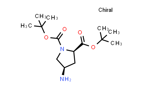 2306246-88-6 | ditert-butyl (2R,4R)-4-aminopyrrolidine-1,2-dicarboxylate