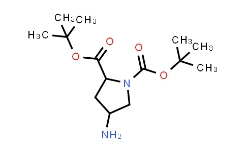 DY858501 | 2306263-44-3 | 1,2-di-tert-butyl 4-aminopyrrolidine-1,2-dicarboxylate
