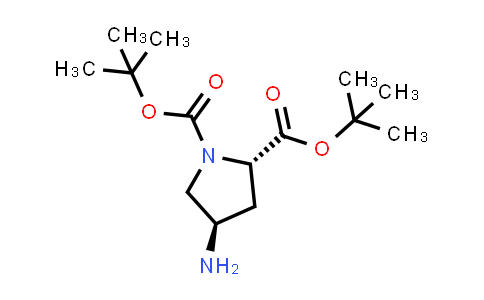 CAS No. 194163-86-5, 1,2-di-tert-butyl (2S,4R)-4-aminopyrrolidine-1,2-dicarboxylate