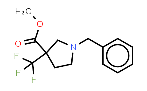 CAS No. 874218-15-2, methyl 1-benzyl-3-(trifluoromethyl)pyrrolidine-3-carboxylate
