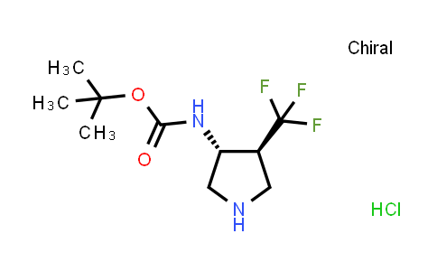 DY858519 | 2306247-59-4 | tert-butyl N-[trans-4-(trifluoromethyl)pyrrolidin-3-yl]carbamate;hydrochloride